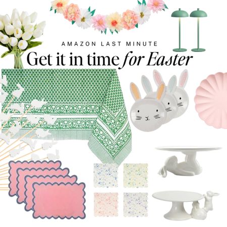 Last minute Easter finds: order on Amazon, get it tomorrow!

Having a tough time finding decorations in store? Everything you need to add a little extra to your table, all on Amazon. 

Click, buy, decorate. 

These faux tulips are going viral, so realistic!

Easter decor, last minute Easter, get it next day, spring tablesetting, Amazon finds, set the table, spring tablecloth, dining room, party ideas, cake stands, Easter, luxe for less, grandmillenial, southern style

#LTKhome #LTKfamily #LTKSeasonal