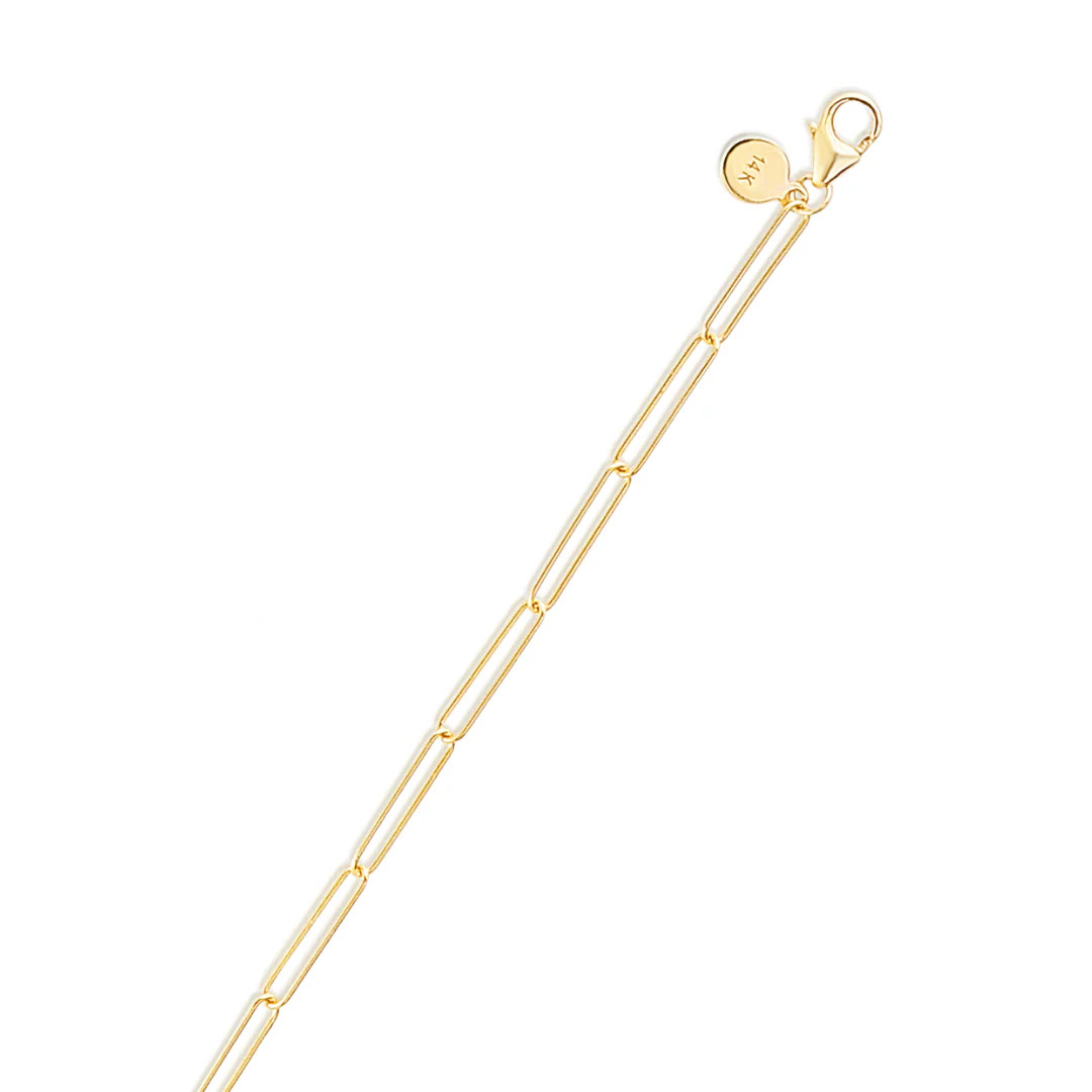 Lungo Paperclip Chain Necklace 2.7mm | RW Fine Jewelry