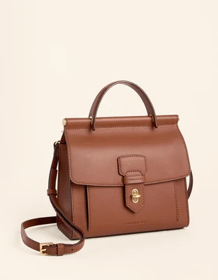 Siren Beverly Leather Satchel Brown | Spartina 449