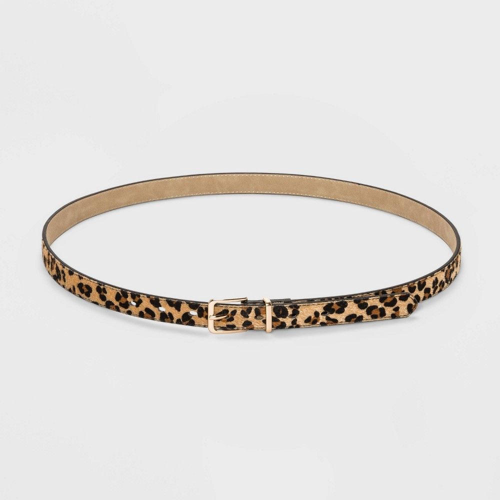 Women's Plus Size Leopard Print Belt - Ava & Viv™ | Target