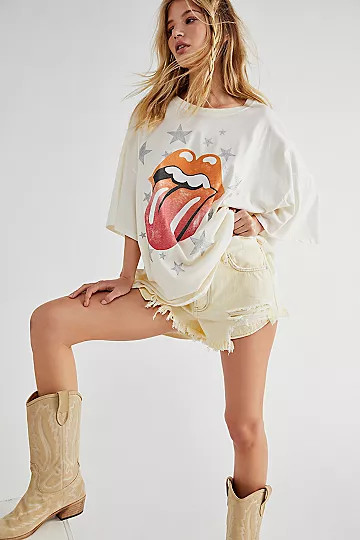 Rolling Stones One Size Tee | Free People (Global - UK&FR Excluded)