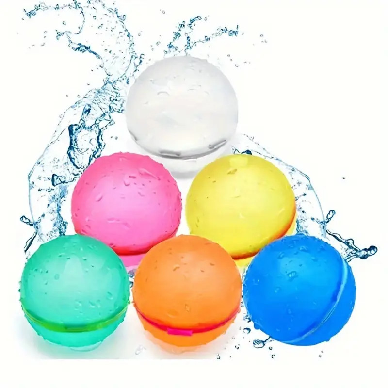 Silicone Water Ball Silicone Water Battle Toy Reusable Beach - Temu | Temu Affiliate Program