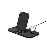 mophie - 3-in-1 wireless charging stand - 15W wireless charging stand for iPhone, AirPods Pro/ AirPo | Amazon (US)