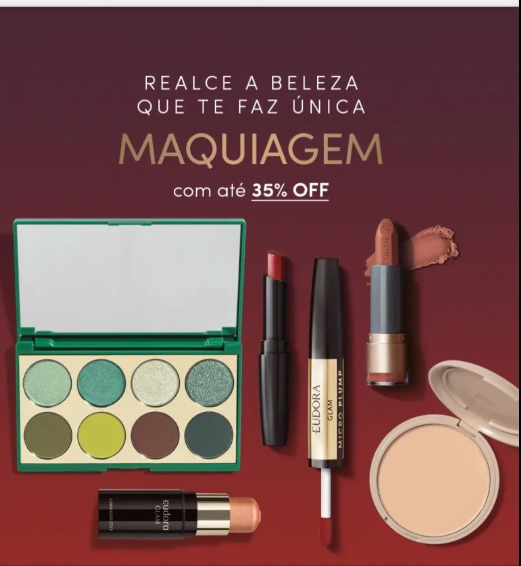 Maquiagem 💄 com desconto, tem aqui , corre aproveitar 🏃‍♀️🏃🤑#Eudora  #ltkbrasil # promoção #maquiagem 

#LTKbrasil #LTKsalealert #LTKbeauty