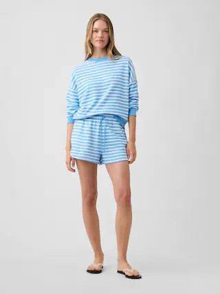 Relaxed French Terry Dolphin Shorts | Gap Factory