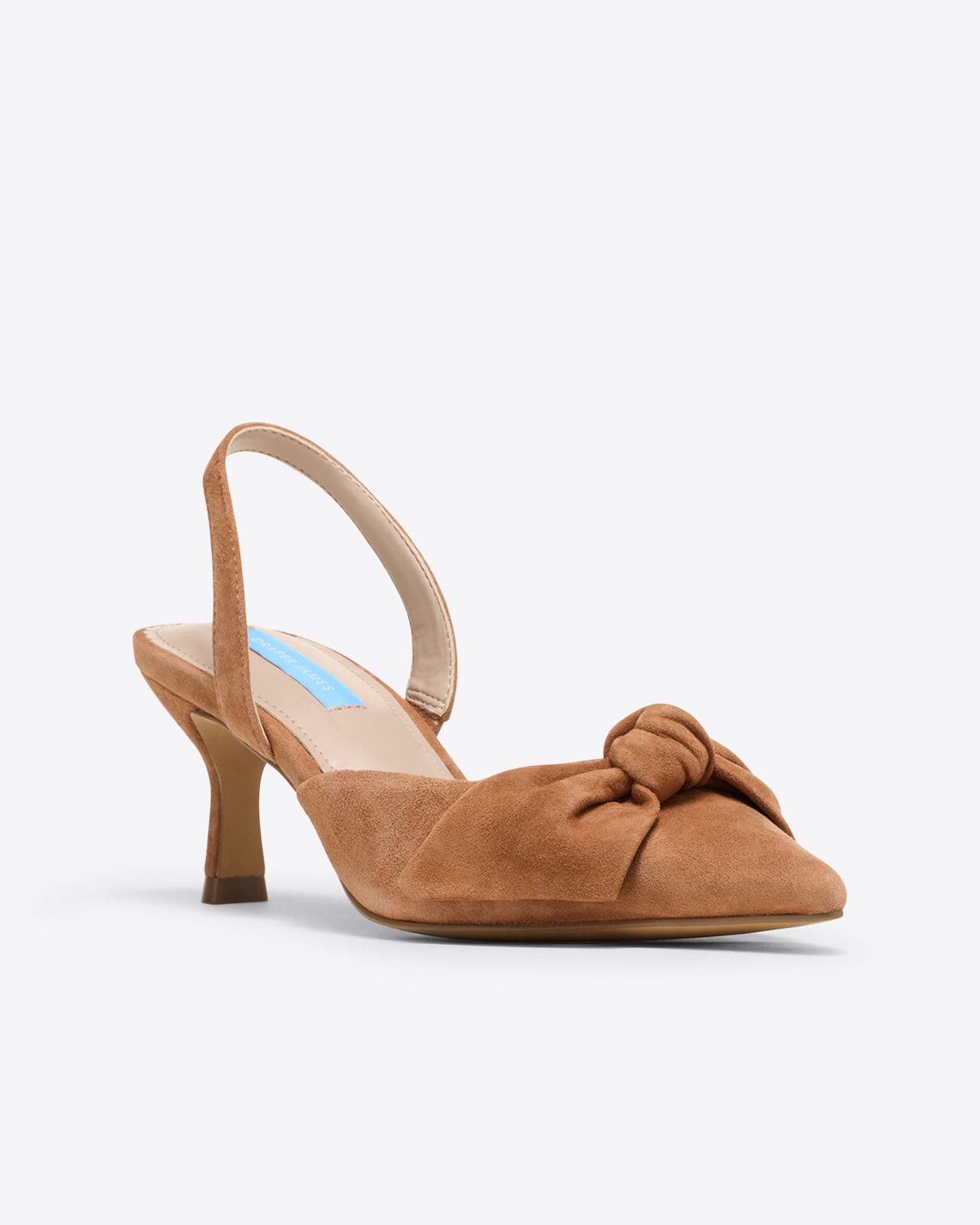 Tess Slingbacks in Cognac Suede | Draper James (US)