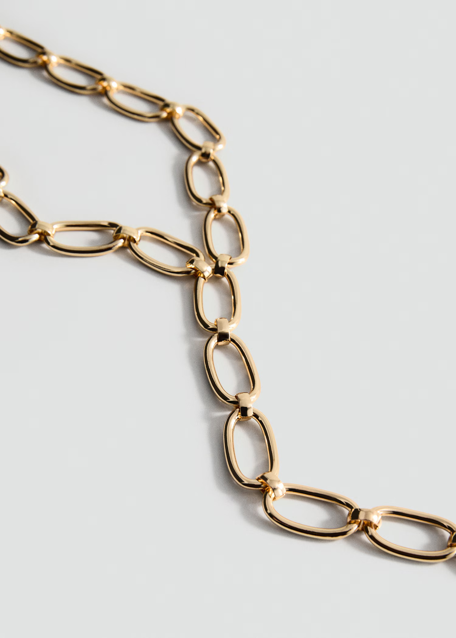 Long link-design necklace - Women | MANGO USA | Mango (US/MX/AU)