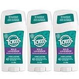Tom's of Maine Long-Lasting Aluminum-Free Natural Deodorant for Women, Wild Lavender, 2.25 oz. 3-... | Amazon (US)