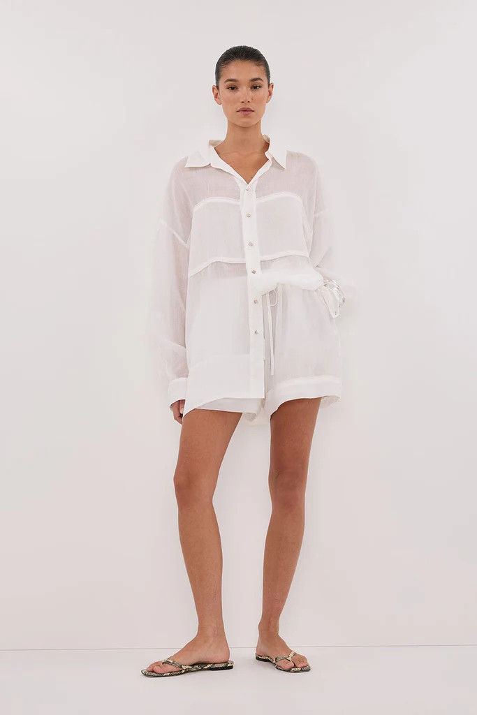 KAI WHITE RAMIE SHORT | DISSH