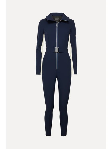 The Aspen striped stretch ski suit | NET-A-PORTER (US)
