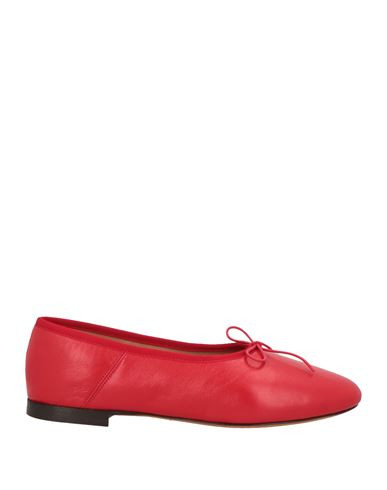 Mansur Gavriel Woman Ballet flats Red Size 8 Leather | YOOX (US)