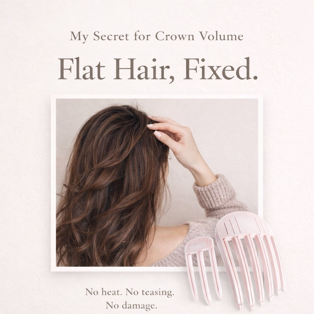 Flat hair fix without the damage. These volumizing clips add lift at the crown with no teasing or heat. I clip them in while getting ready, remove, and go. 

#LTKmorningroutine #LTKBeauty #LTKdayinmylife
