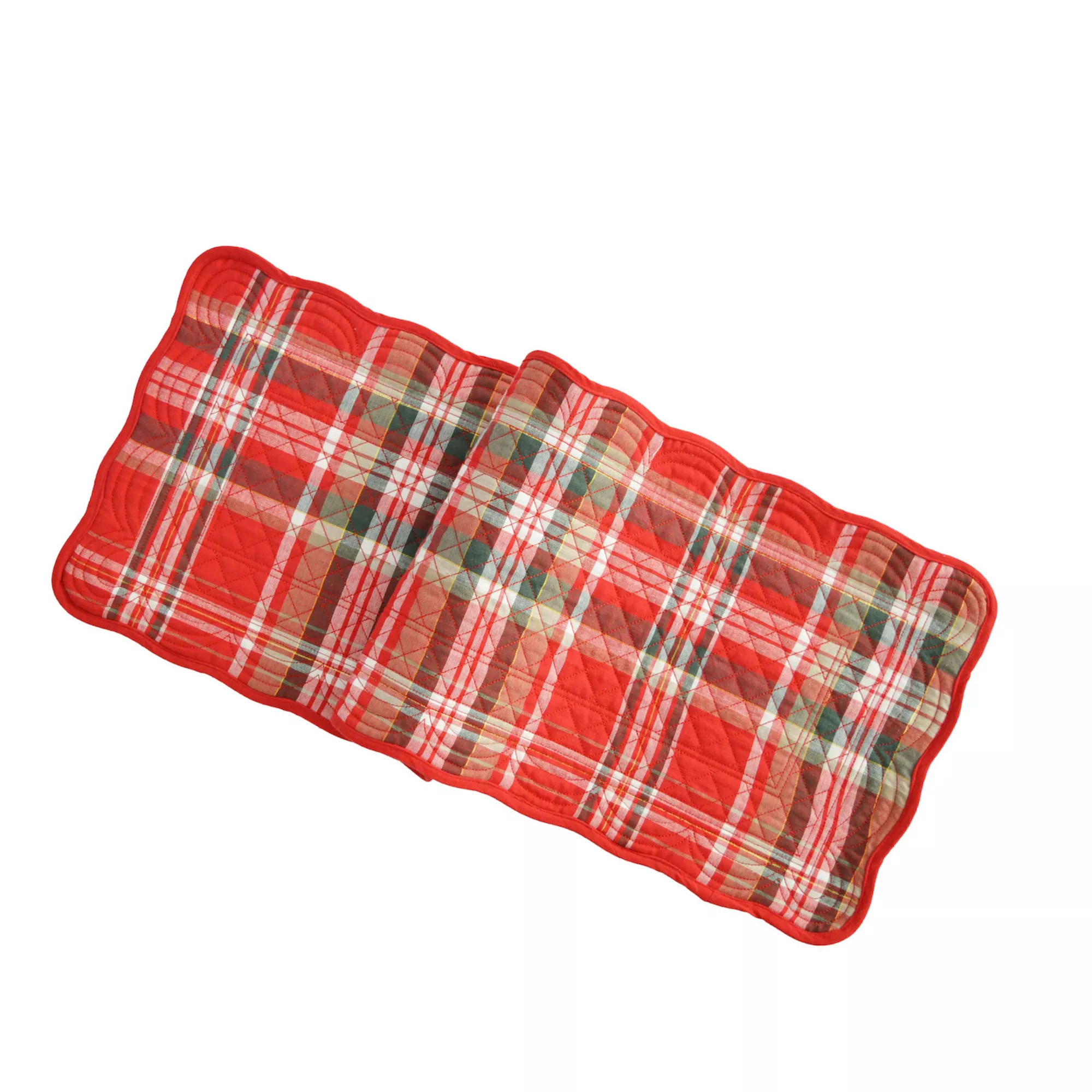 St. Nicholas Square® Plaid Quilted Table Runner | Kohl's