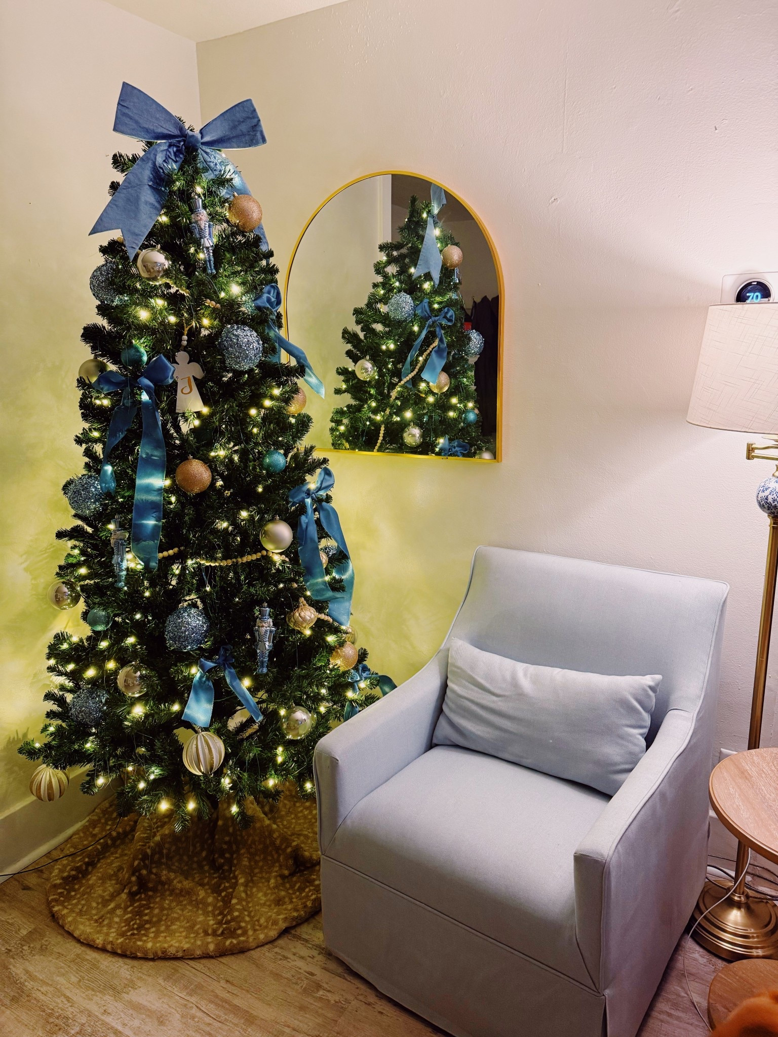 Blue themed Christmas decoration ideas #bluechristmasdecor 

#LTKHoliday #LTKSeasonal #LTKGiftGuide