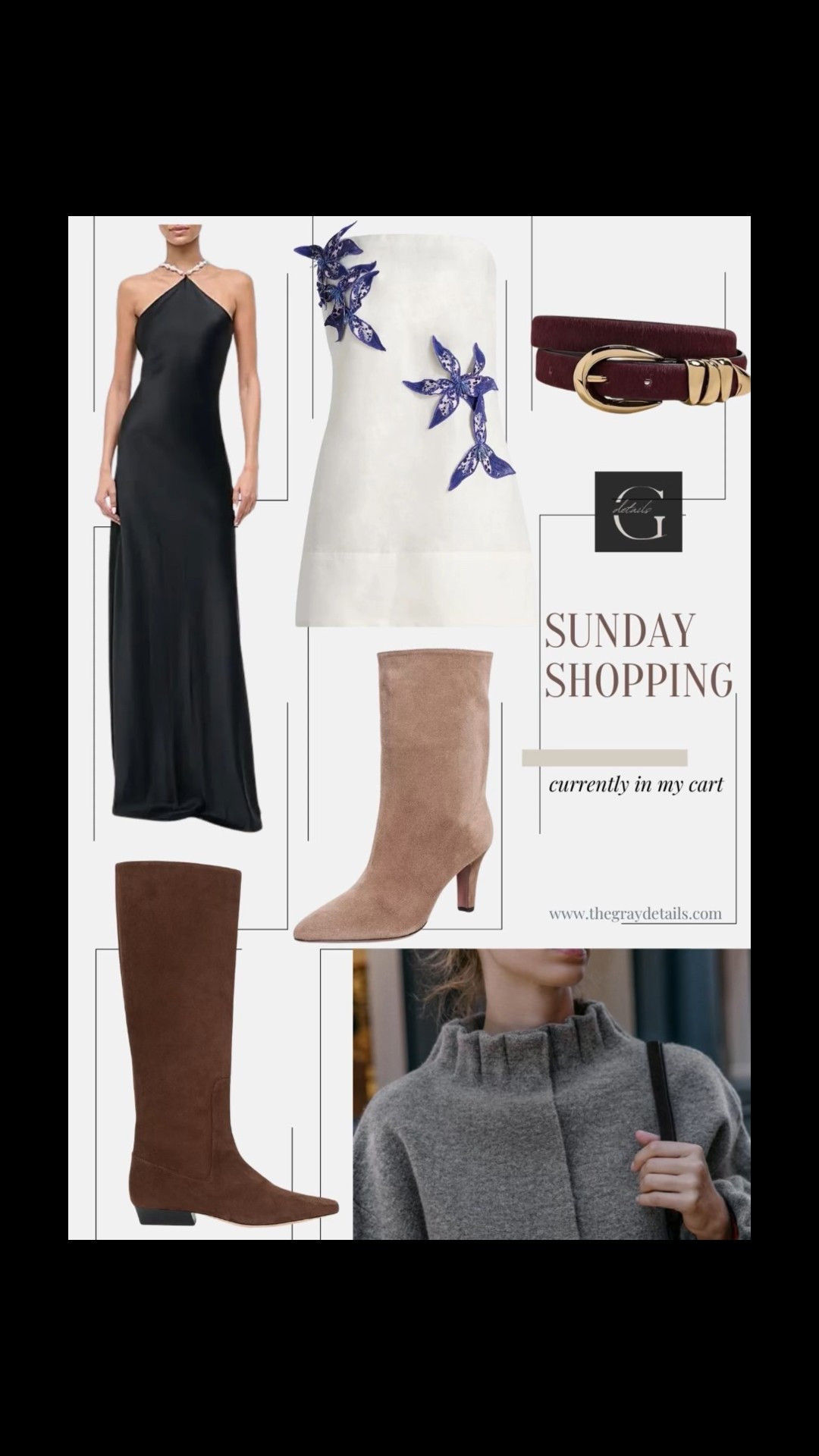 Currently in my cart

Dress doe black tie wedding
Resort wear
Suede boot
Riding boot
Zara jacket
Madwell belt 

#LTKmomlife #LTKgrwm #LTKdayinmylife
