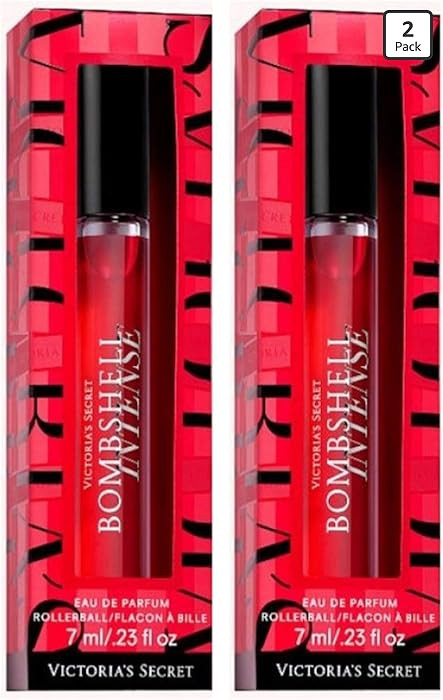 Victoria's Secret Bombshell Intense Eau De Parfum Rollerball .23 Ounce - 2 Pack (Bombshell Intens... | Amazon (US)