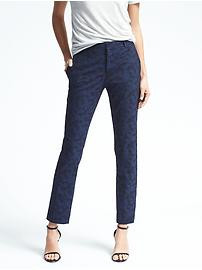 Ryan-Fit Slim Lightweight Wool Camo Floral Pant | Banana Republic US