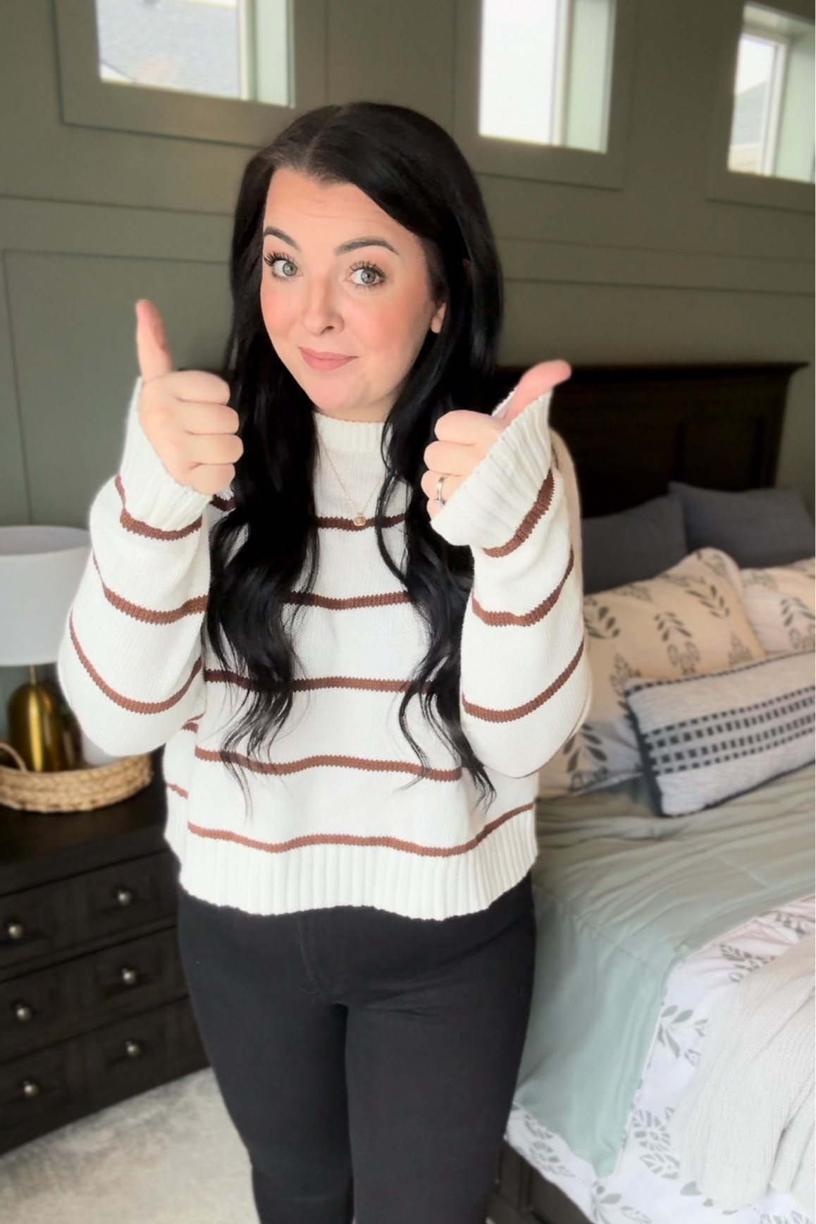 Loving this cropped sweater! It’s a longer crop, so it hits the top of my jeans. Only $14 today 

#LTKMidsize #LTKGiftGuide #LTKSaleAlert