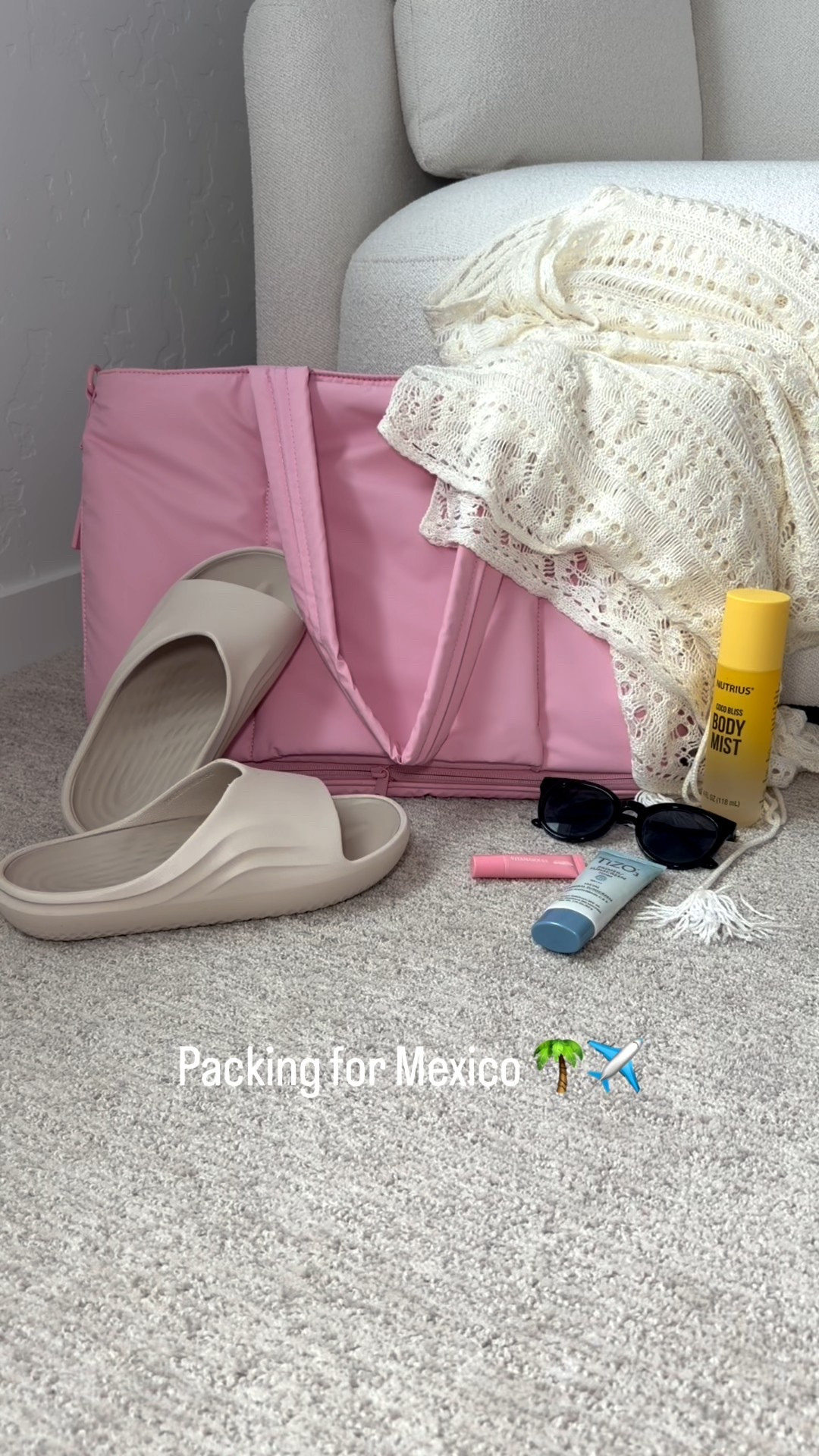 Packing for Mexico means comfort is coming with me 🤍 These STAND+ AG3 recovery slides are my go-to for travel days, pool walks, long exploring days, and instant relief at night. Linking my exact pair + colorway here 👣✈️ 
Wearing size 9 which is TTS
#StandStrong @wearstand #ad

#LTKActive #LTKmomlife #LTKTravel