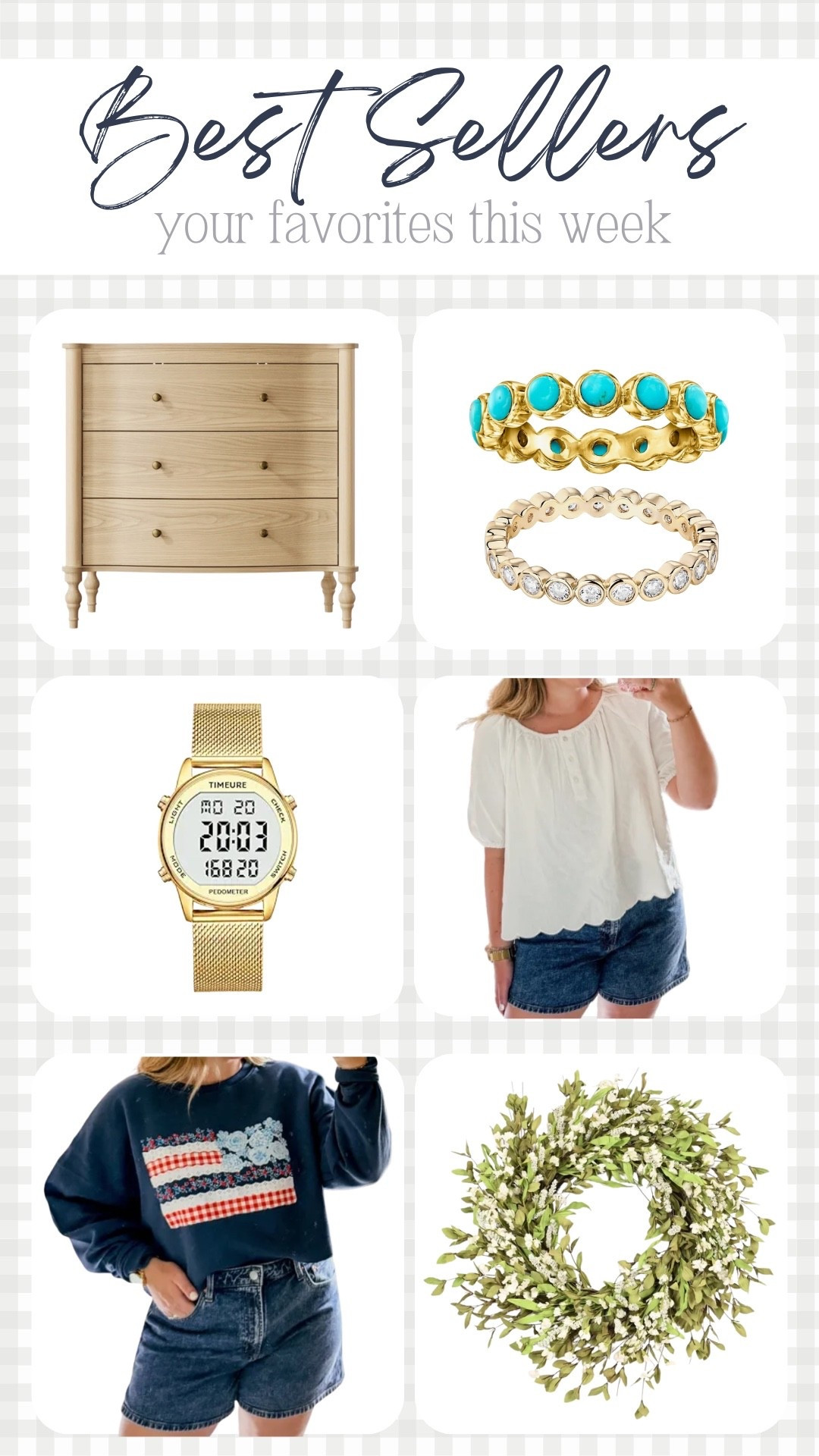 Your favorites this week!

THEBLOOMINGNEST wayfair target Amazon Walmart decor furniture fashion jewelry door wreath 

#LTKSeasonal #LTKHome