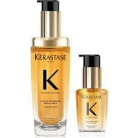 Kérastase Elixir Ultime L'Huile Originale Hair Oil 75ml and Elixir Ultime Hair Oil 30ml Travel Size Duo for All Hair Types | LOOKFANTASTIC NL