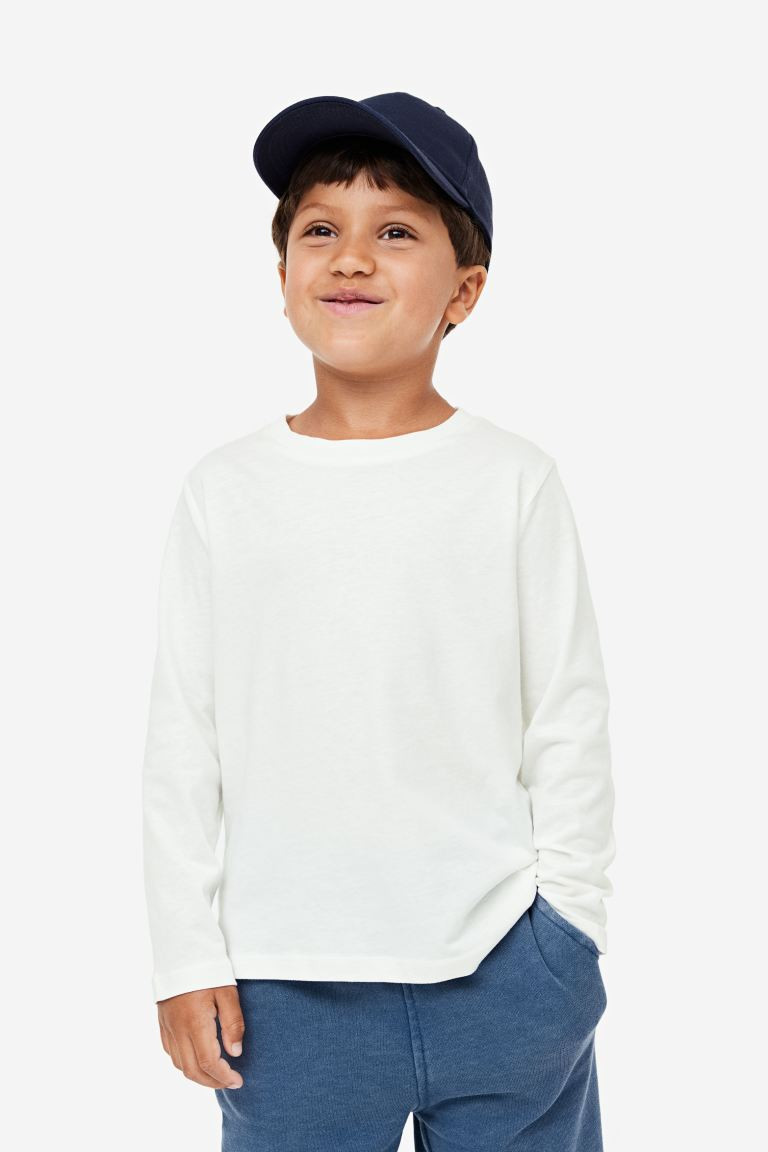 3-pack Jersey Shirts - White/blue/navy blue - Kids | H&M US | H&M (US + CA)