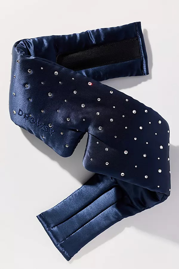 Silk Sleep Eye Mask with Crystals by Swarovski | Anthropologie (US)