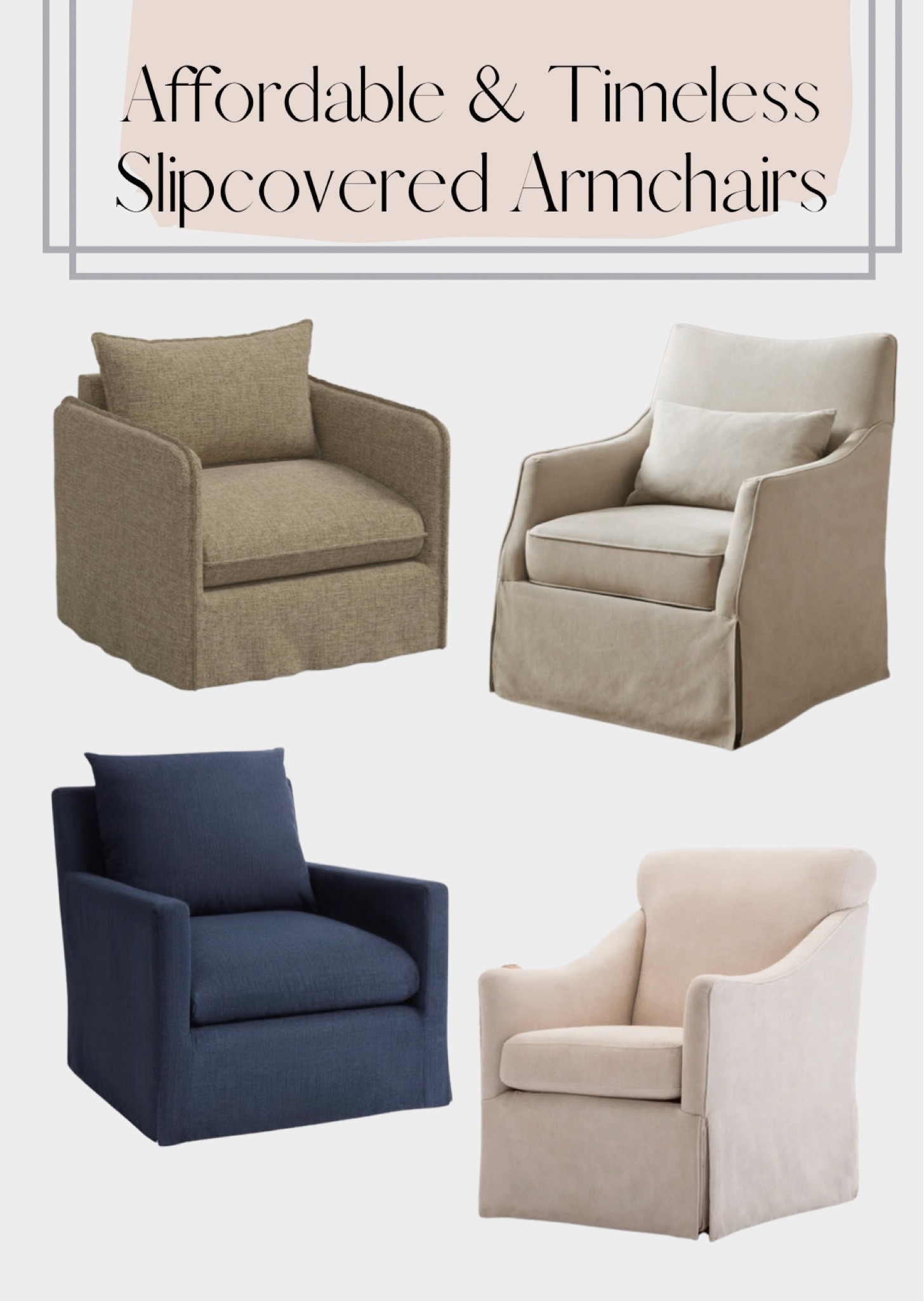 Slipcovered chair // armchair // fabric // traditional // living room

#LTKhome