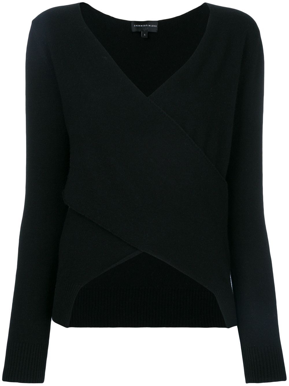 Cashmere In Love Chloe V-neck sweater - Black | FarFetch US