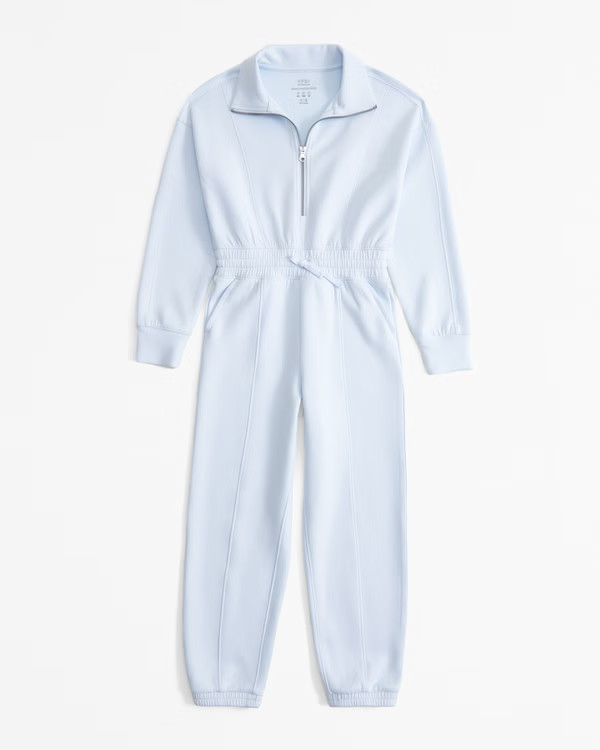 girls ypb neoknit long-sleeve half-zip jumpsuit | girls active | Abercrombie.com | Abercrombie & Fitch (US)