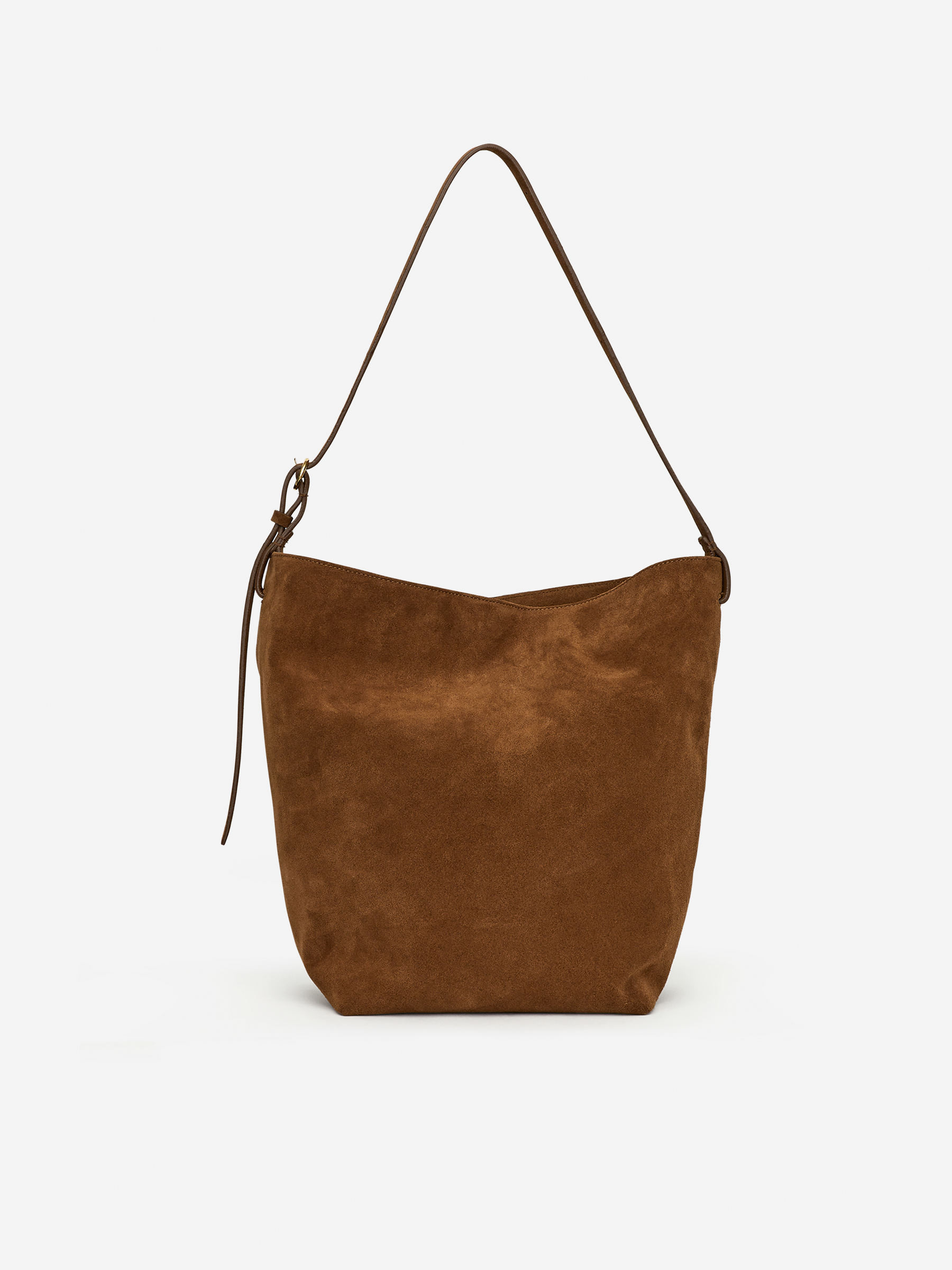 Veloursledertasche – Braun – Damen – ARKET DE | Arket EU