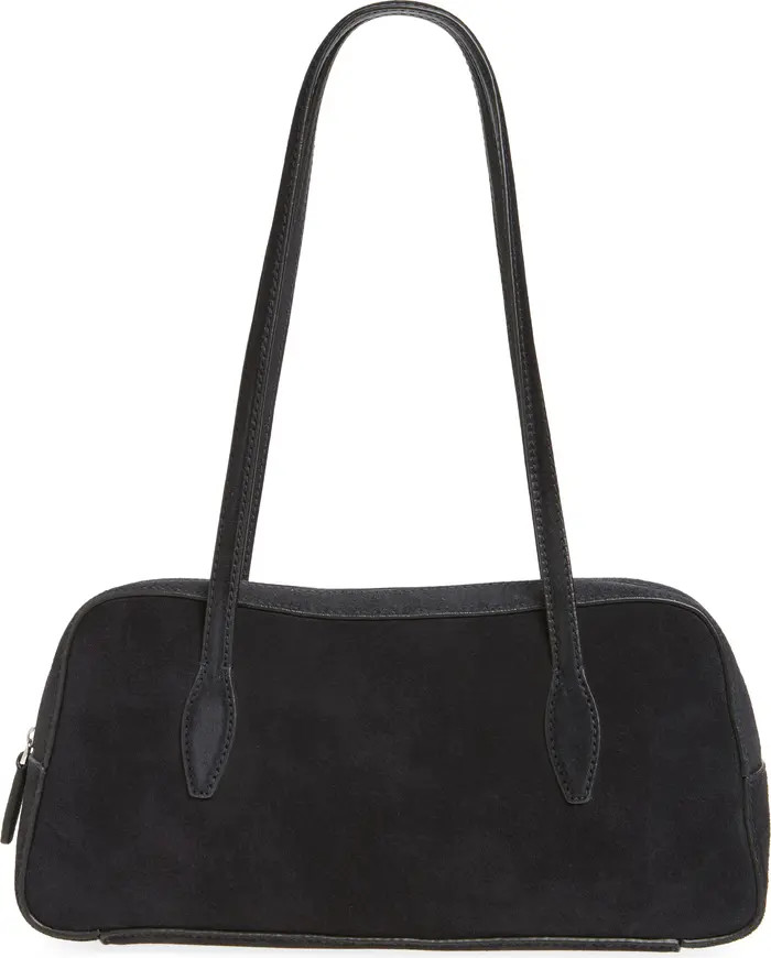 The Top Zip Suede Shoulder Bag | Nordstrom