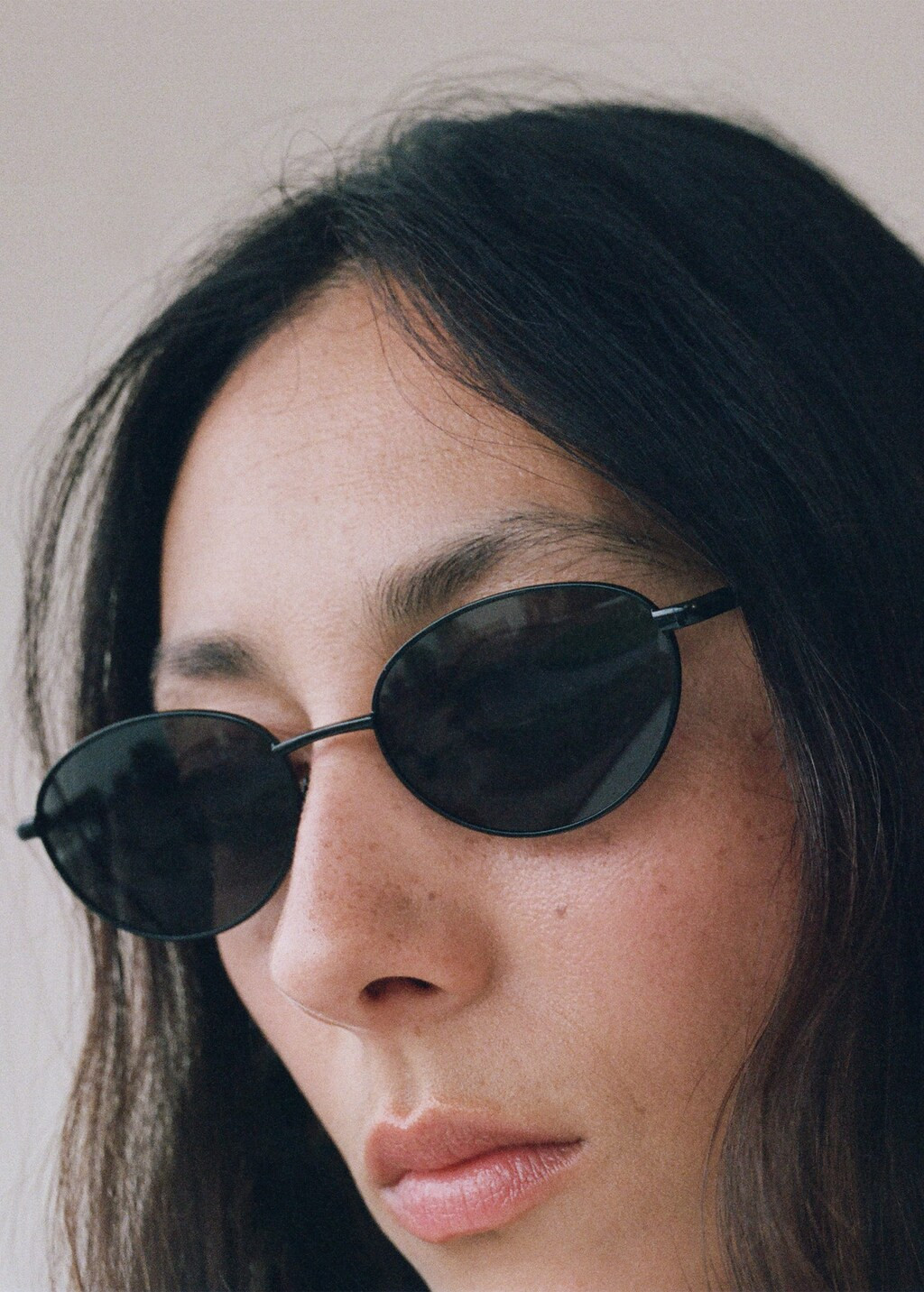 Metallic frame sunglasses black - Woman - One size - MANGO | Mango (US/MX/AU)