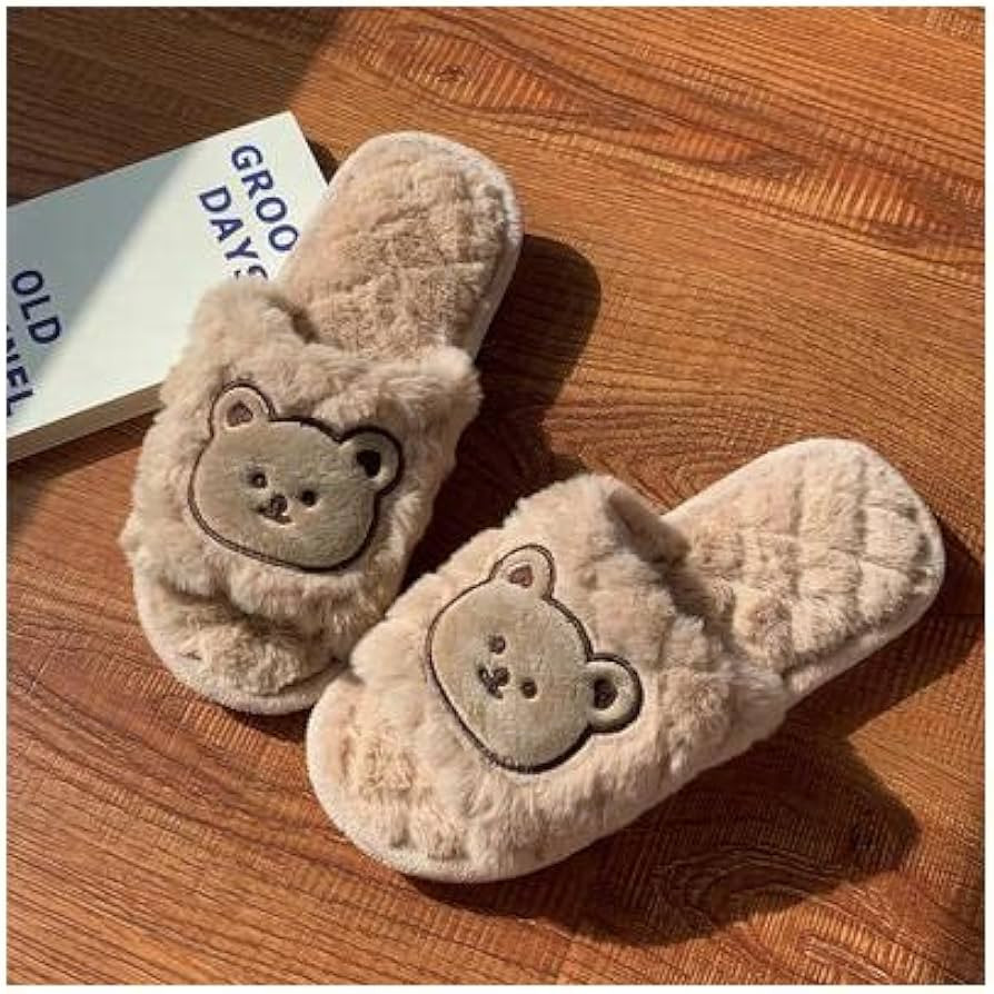 Winter Slippers Cute Animal Slipper for Women Girls Fashion Kawaii Fluffy Winter Warm Slippers Wo... | Amazon (US)