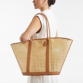 Waterproof Caning Wide Tote | Mark and Graham