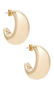 SHASHI Tsuki Hoop in Gold from Revolve.com | Revolve Clothing (Global)