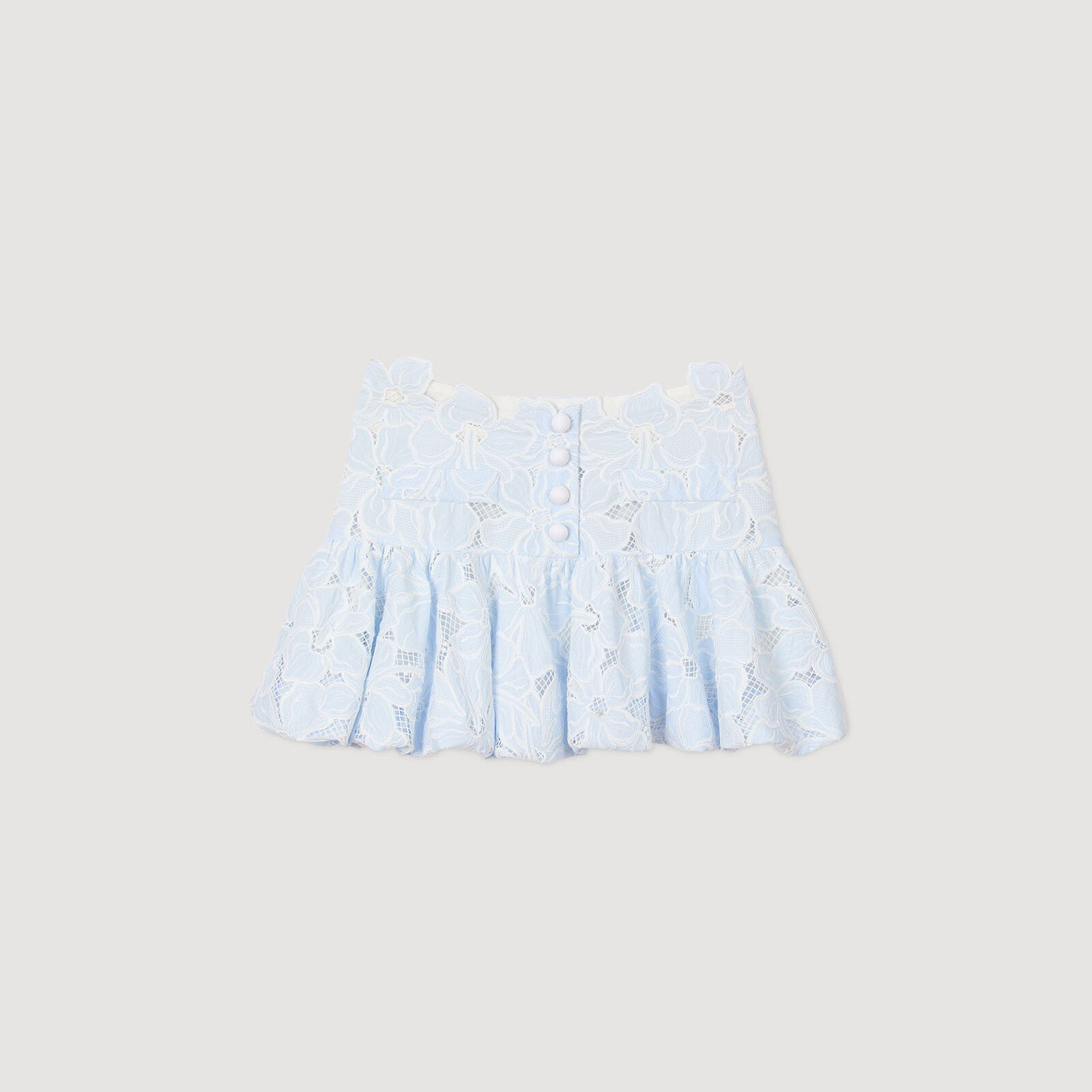 Mini guipure skirt | Sandro US | Sandro-Paris US
