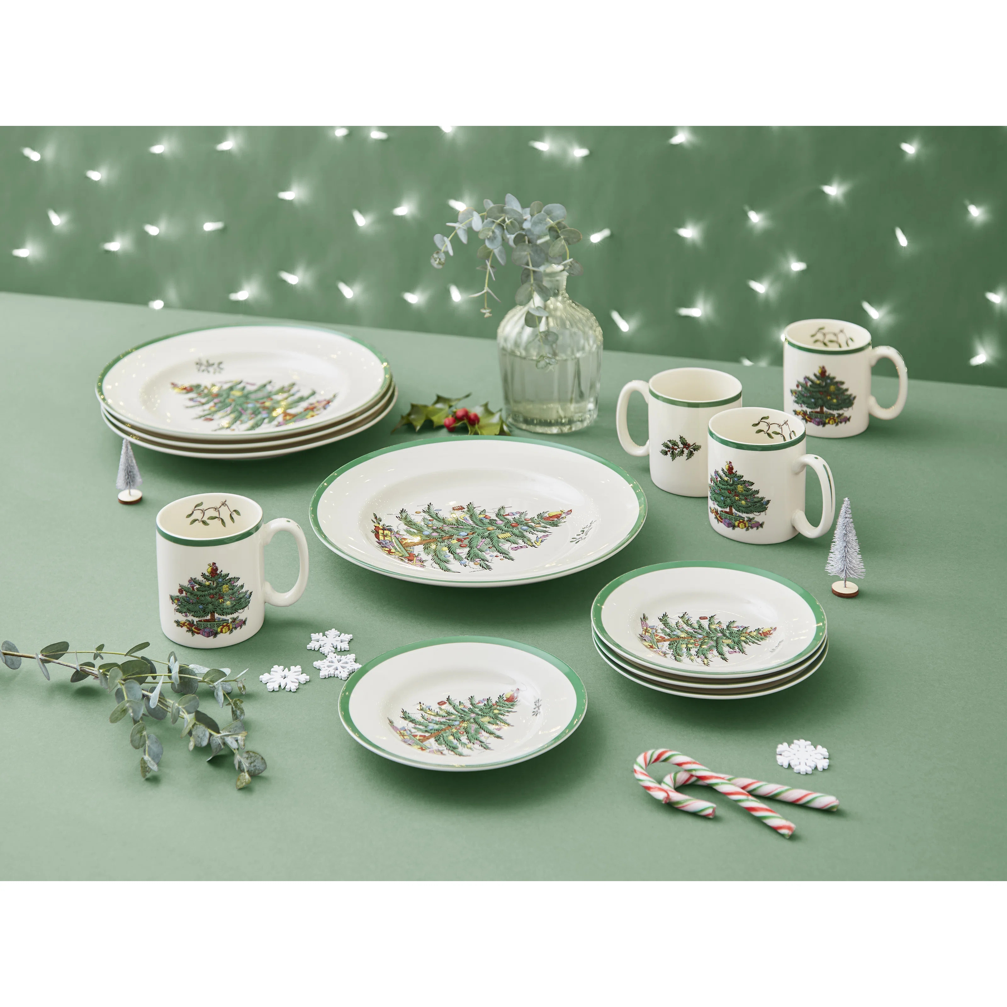 Spode Christmas Tree 12-Pc Set (4 Ea Din/Sal/Mug) | Wayfair North America