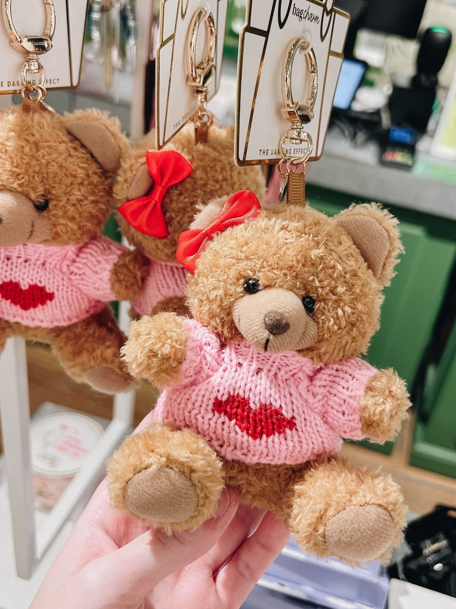 // Valentine’s Day bag charm // teddy bear bag charm // boat and tote bag charm // cute bag charm // 

#LTKValentine #LTKSeasonal #LTKootd
