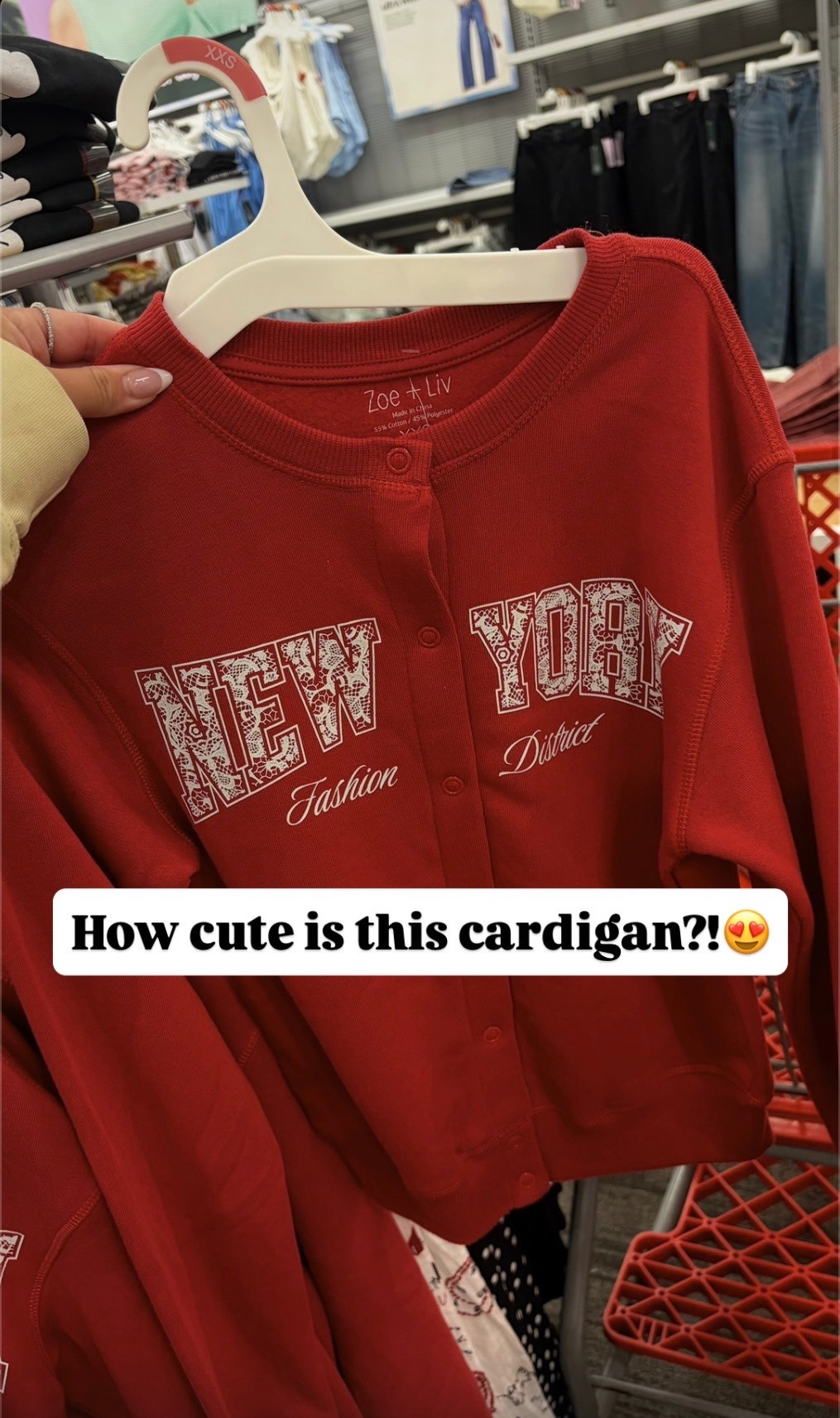 A graphic cardigan that is cute was not on my list today but how cute is this?!😍

#LTKvlog #LTKootd #LTKgrwm