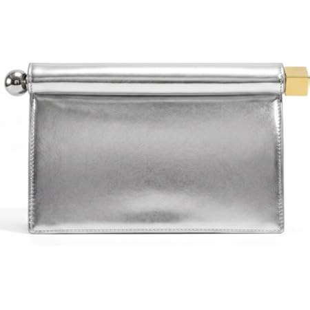 Trendy PU Leather Clutch Bag for Women Versatile Folding Evening Purse Metal Decoration Crossbody... | Amazon (US)