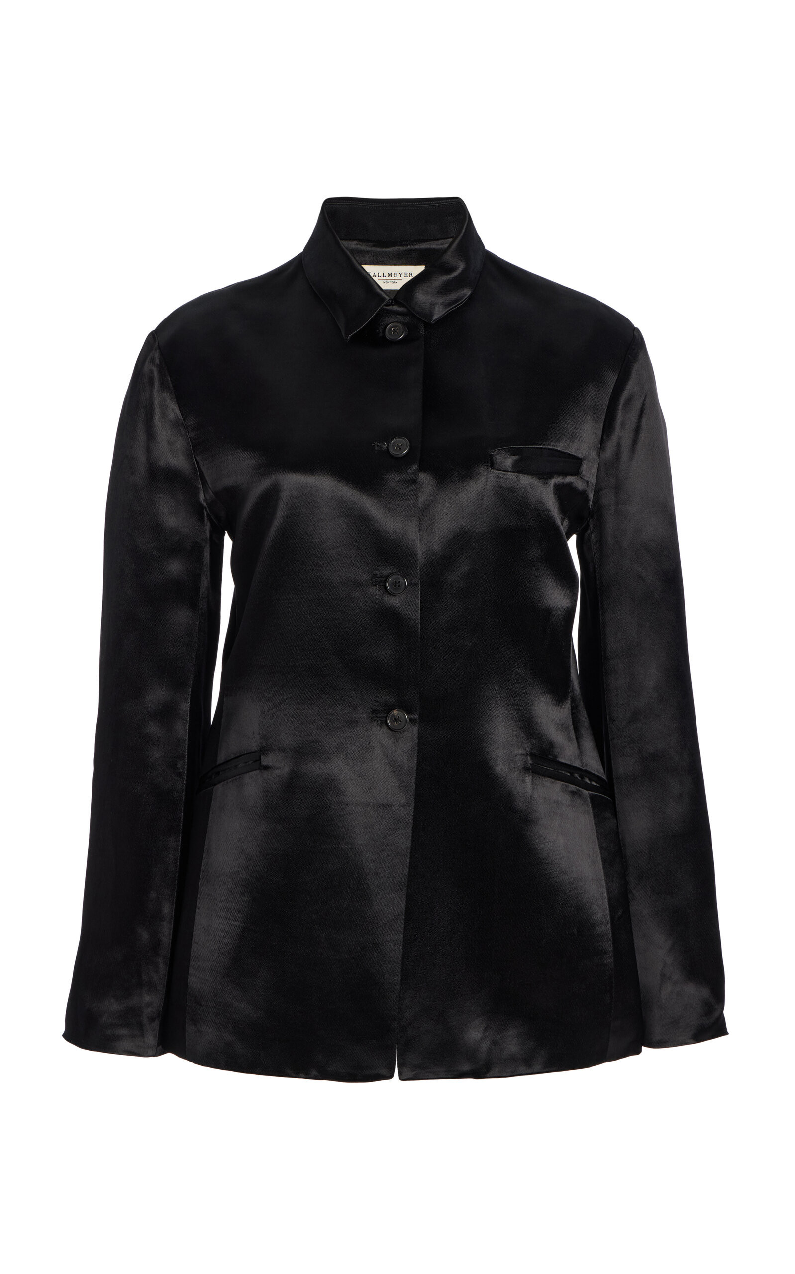 Warner Wet-Look Satin Blazer | Moda Operandi (Global)
