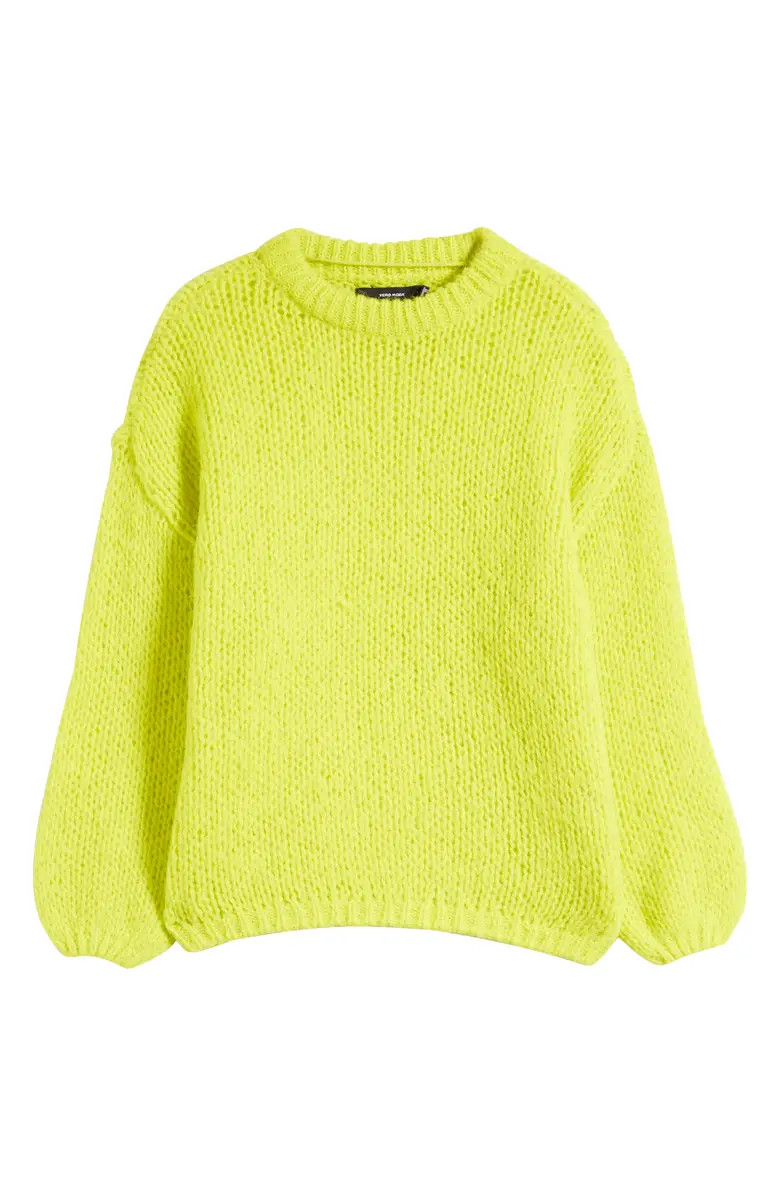 VERO MODA Ada Balloon Sleeve Crewneck Sweater | Nordstrom | Nordstrom