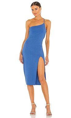 Lovers and Friends Lazo Midi Dress in Cobalt Blue from Revolve.com | Revolve Clothing (Global)