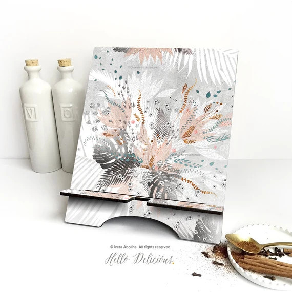Ipad Stand Large tropical Silver by Iveta | Etsy | Etsy (US)