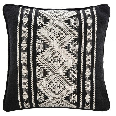 Midnight Pillow - Black/Ivory - 20"X20" - Safavieh | Target
