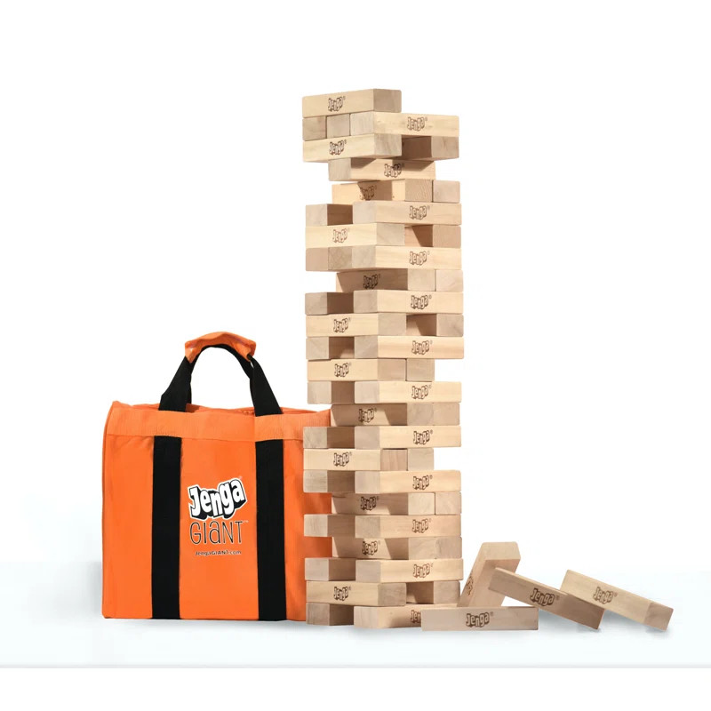 Jenga® GIANT™ JS6™ Hardwood Game | Wayfair North America