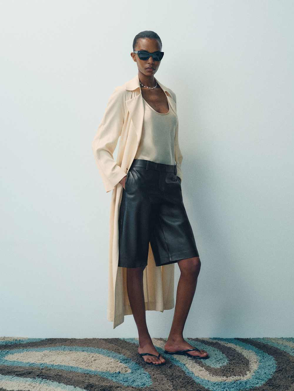 Veda Gisele Leather Low Rise Bermuda Short | Reformation (Global)