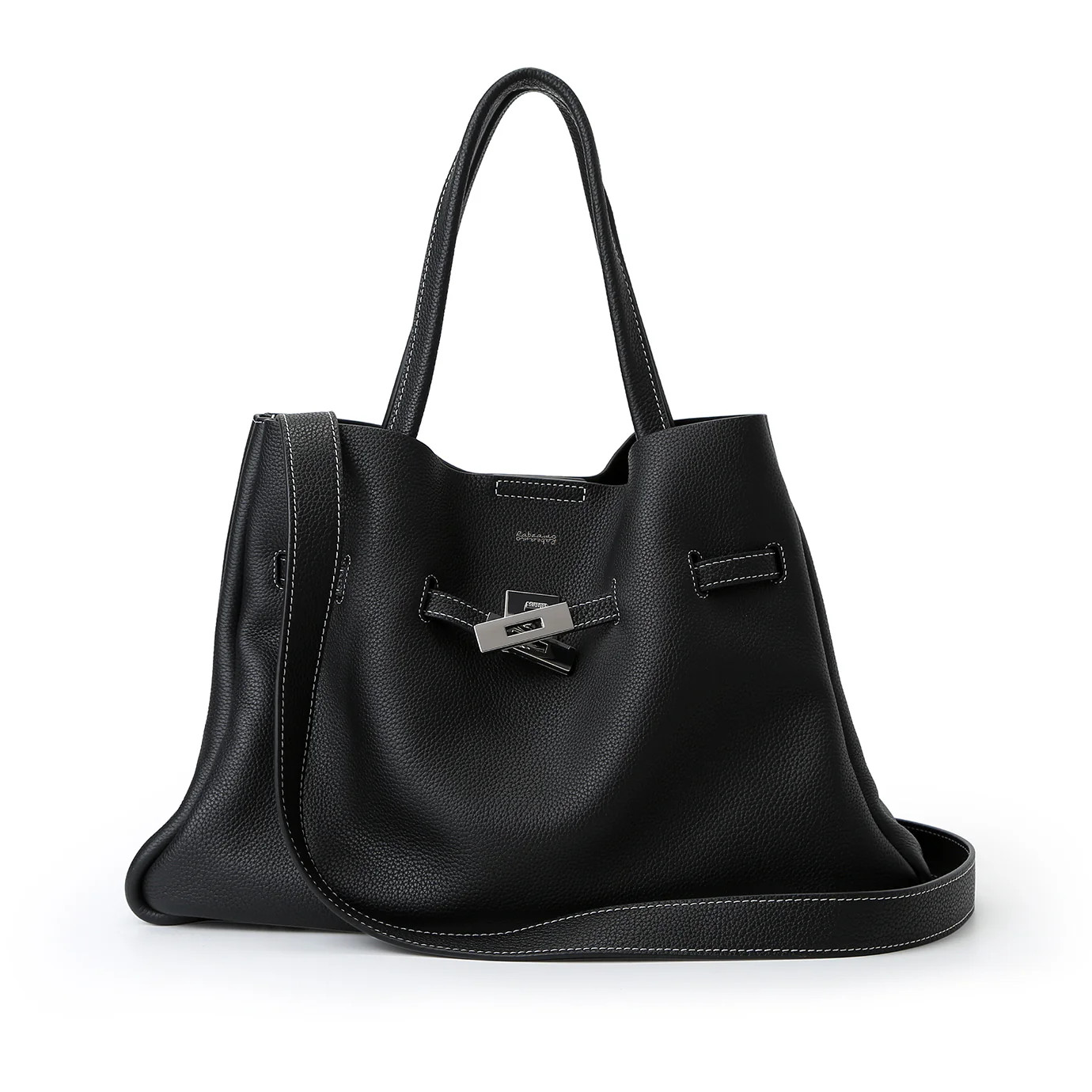 SAOIRSE Belt Soft Structural Shoulder Tote Large | RABEANCO