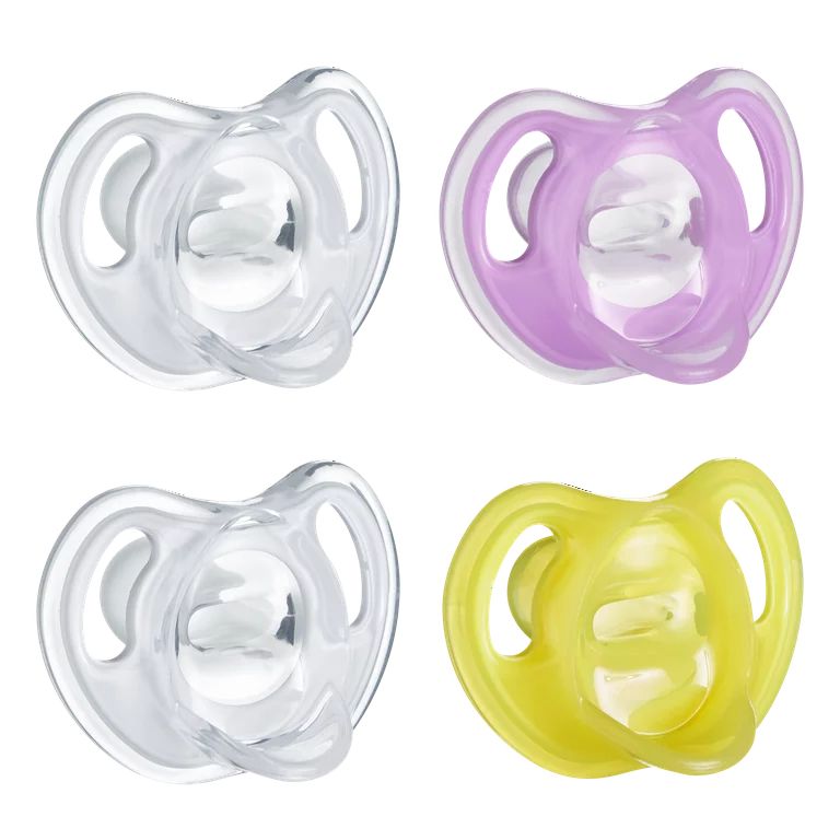 Tommee Tippee Ultra-Light Silicone Pacifier, Symmetrical One-Piece Design, BPA-Free Silicone Bink... | Walmart (US)